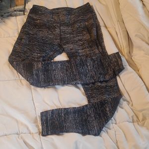 DANSKIN small tie waist xtra warm leggings